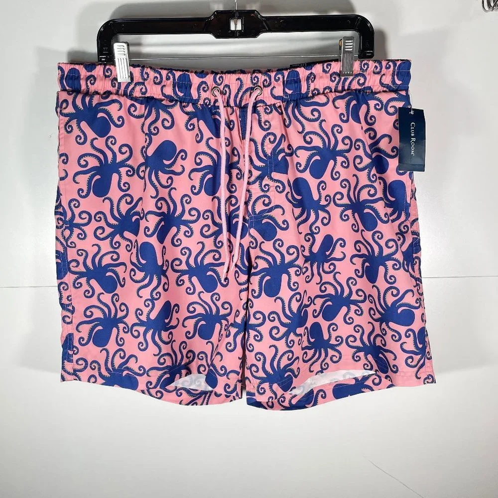 NWT Men's Club Room Octopus Swim Trunks